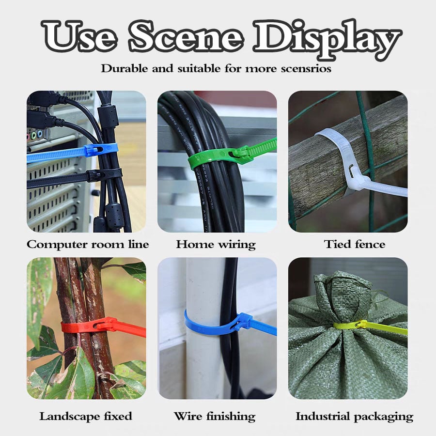 (š„Last Day Promotion - 50% off) Buckle Self-locking Premium Nylon Cable Wire Ties
