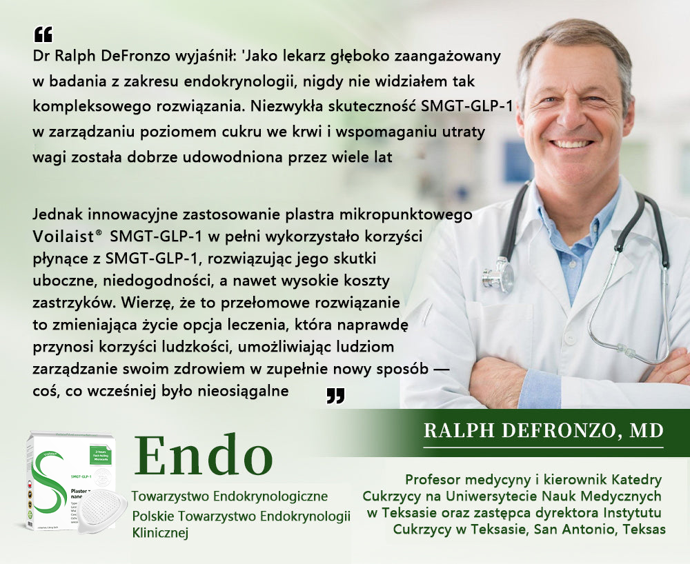 🔥Voilaist® SMGT-GLP-1 Nano Microneedle Patch（Bezbolesny, długotrwały, zwalczający cukrzycę, otyłość i choroby układu krążenia）