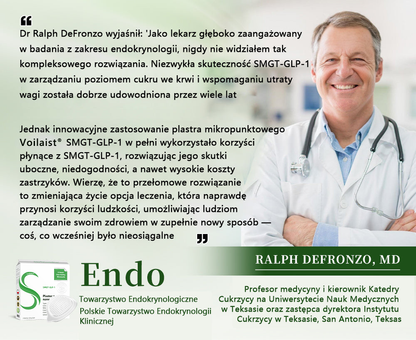 Voilaist® SMGT-GLP-1 Nano Microneedle Patch（Bezbolesny, długotrwały, zwalczający cukrzycę, otyłość i choroby układu krążenia）