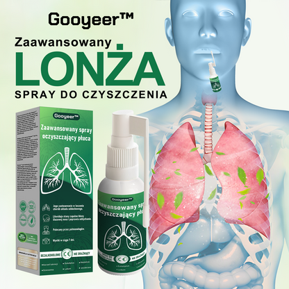 Gooyeer™ Zaawansowany spray do oczyszczania płuc – zdrowe płuca, wsparcie odporności, detoksykacja i łatwiejsze oddychanie – Certyfikat CE