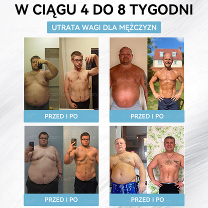 CrazyLeaf® Szczupłość i Witalność Tirzepatide – doustny roztwór wspierający odchudzanie, ciśnienie i poziom cukru